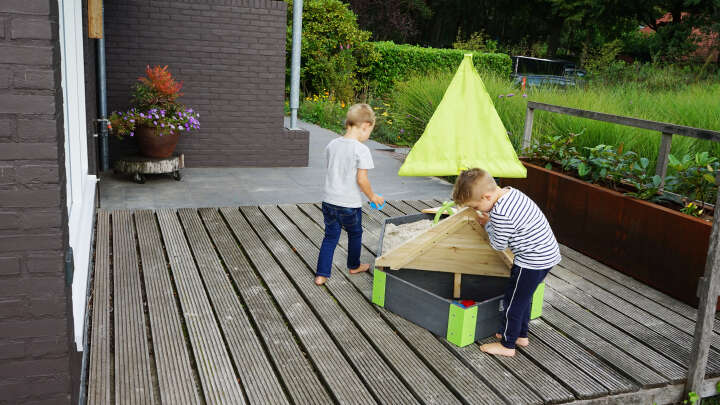 EXIT TOYS Aksent Holzsandkasten Boot